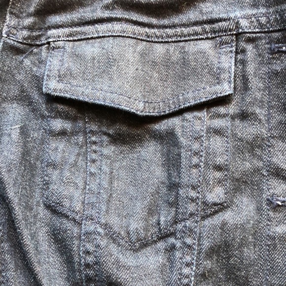 Talbots dark wash jean jacket - Picture 8 of 10